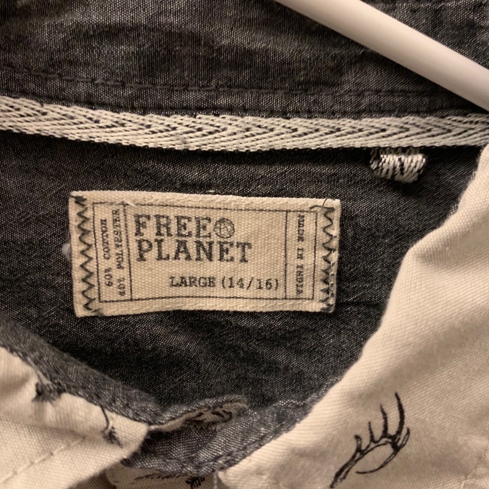 Free Planet Button Down - Picture 3 of 3